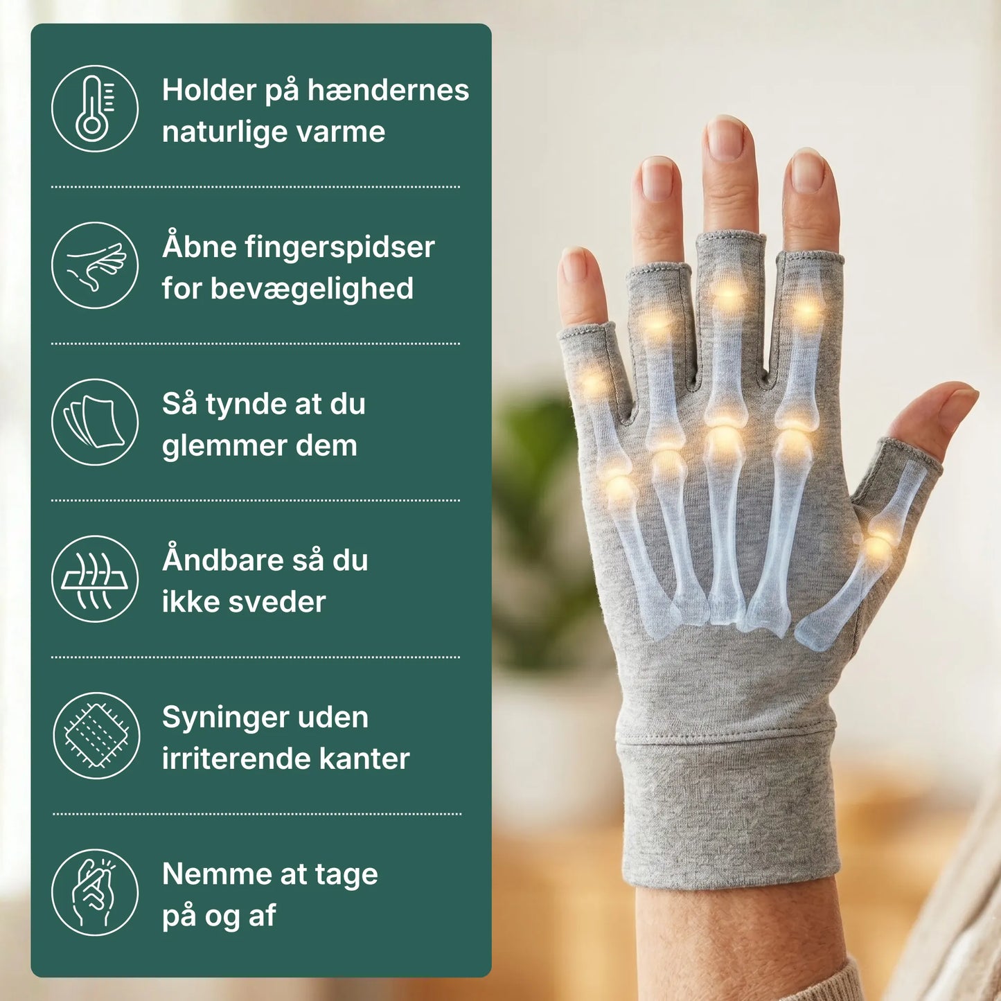 Pedavia™ Nathandsker mod Gigt
